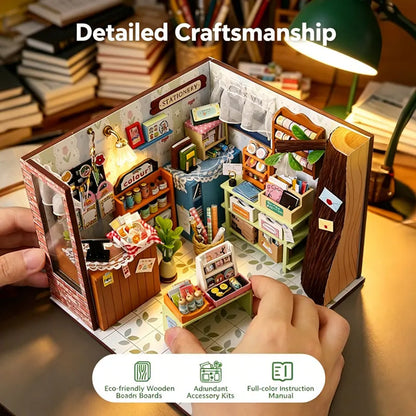 DIY Dollhouse Kit With Furniture Wooden Miniature House Model 3D Puzzle Handmade Assembly Toy Creative Home Decor Birthday Gifts