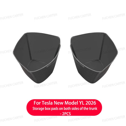 For Tesla NEW ModelYL2026 Leather Front Rear Door Sill Protector Threshold Strip Anti-kick Guard Panel Waterproof Pad Accessorie