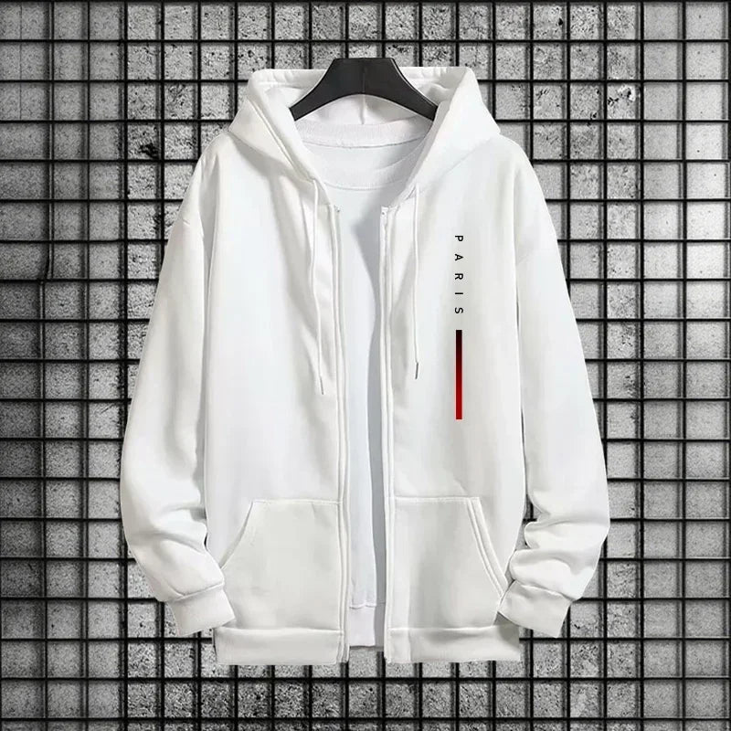 2025 new zipper sweaters chandelier pants street wear chandelier autumn and winter sports suits Paris fashion print men's casual