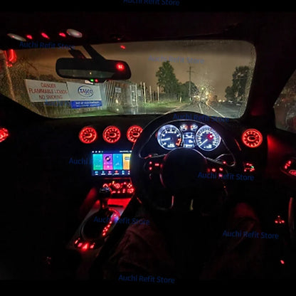 256 Colours LED Air Vents For Audi TT 2007-2014 APP Control Car AC Conditioner Turbo Outlet Decoration Lamp Ambient light Refit