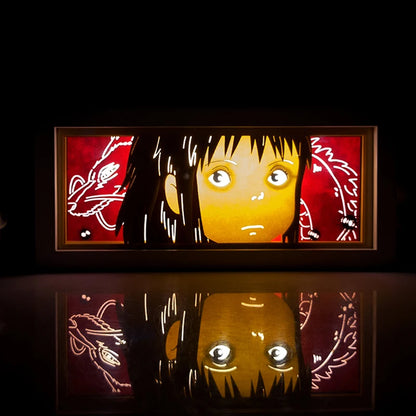 Anime Series Paper-Cut Light Room Bedroom Night Light Remote Control Colorful Light Box Atmosphere Light