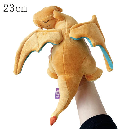 Pokemon Mega Dragonite Holding Dratini Sleeping Vaporeon Flareon Initial Pikachu Peluche Riding Gyarados Lapras Plush Doll