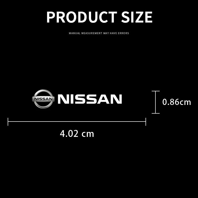Car logo, interior stickers, central decal decoration For Nissan Qashqai X J10 J11 Trail Tiida Teana Skyline Juke X-trail Almera