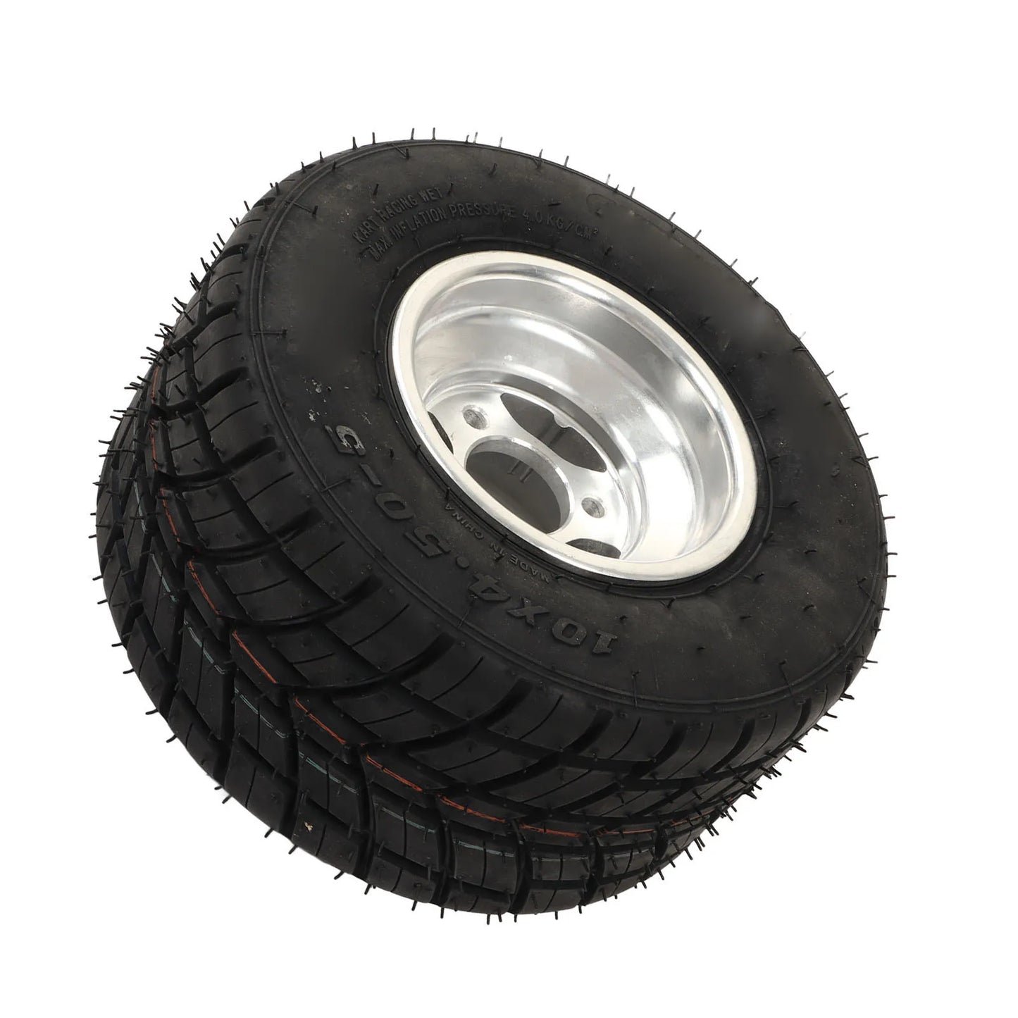 10x4.50‑5 Tire with Hub Explosionproof Antislip Universal for ATV UTV Go Kart Agricultural Vehicle