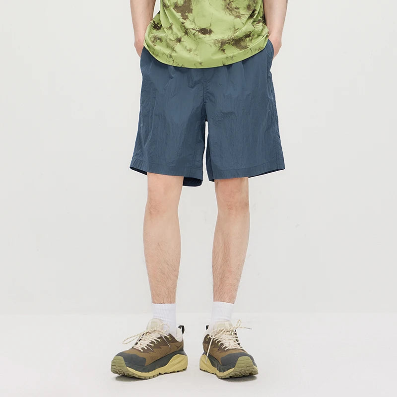 Semir Men Shorts Sporty Outdoor Patchwork Pocket Elastic Waist Casual Shorts 2026 Summer Straight
