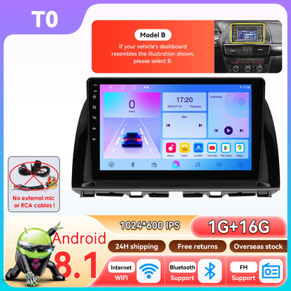 Hizpo 10.1" Eelectronic Devices Car Radio For Mazda CX-5 2012 2013 2014 2015 GPS Navigation Head Unit  6115 RDS Wireless CarPlay