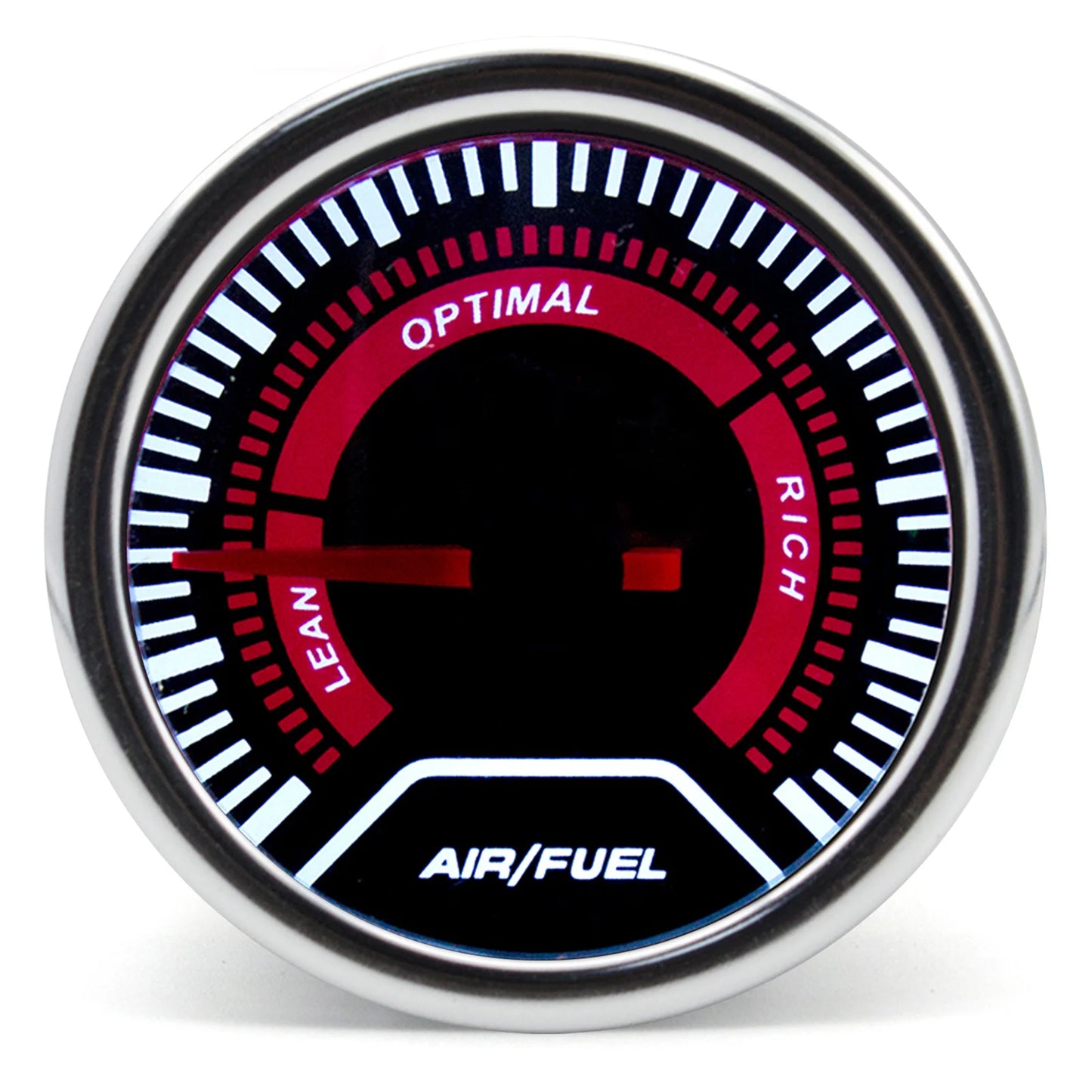 52mm Racing Gauge 12V LED Smoke Len -1~0~2 BAR Turbo Boost Water Temperature Oil Pressure Voltmeter Air Fuel Ratio Meter For 12V