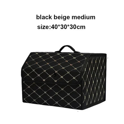 Multipurpose Collapsible Car Trunk Storage Organizer With Lid Portable Car Storage Bag Car Trunk Organizer