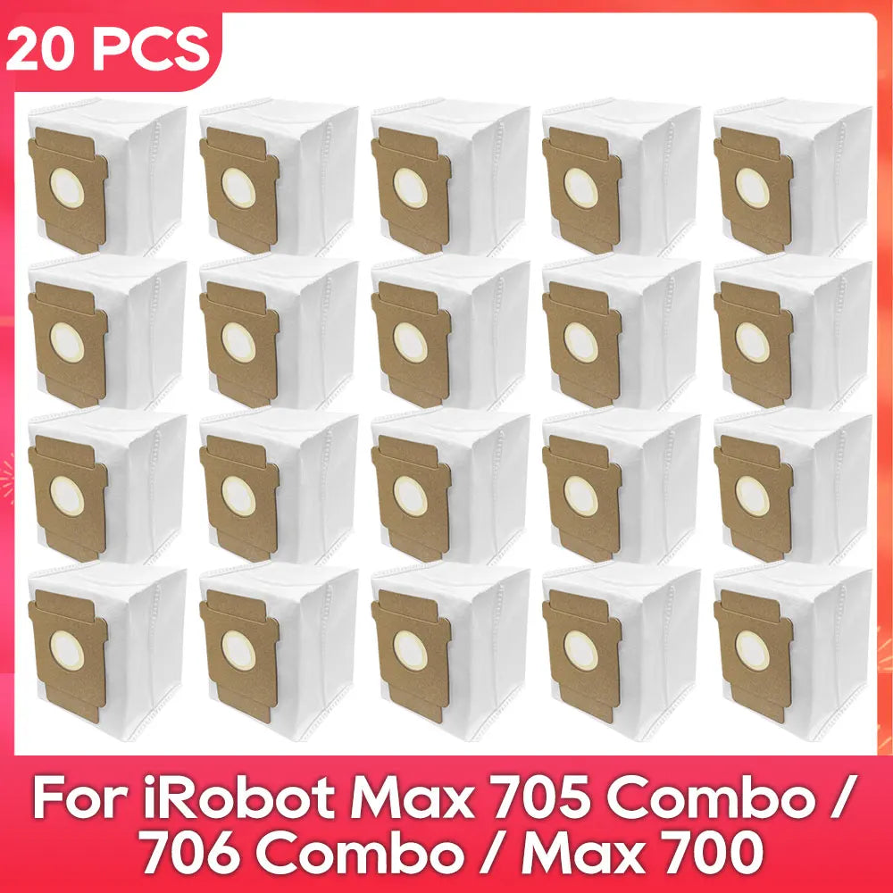 Fit For ( iRobot Romba Max 705 Combo / 706 Combo / Max 700 Series Combo ) Main Side Brush, Filter, Roller Mop, Dust Bag Part