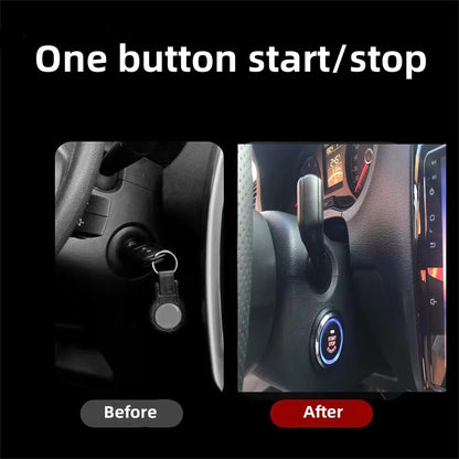 Remote Starter and Car Alarm Smart App Remote Start Stop System for Cars Engine Push Start System with Auto Ignition Button