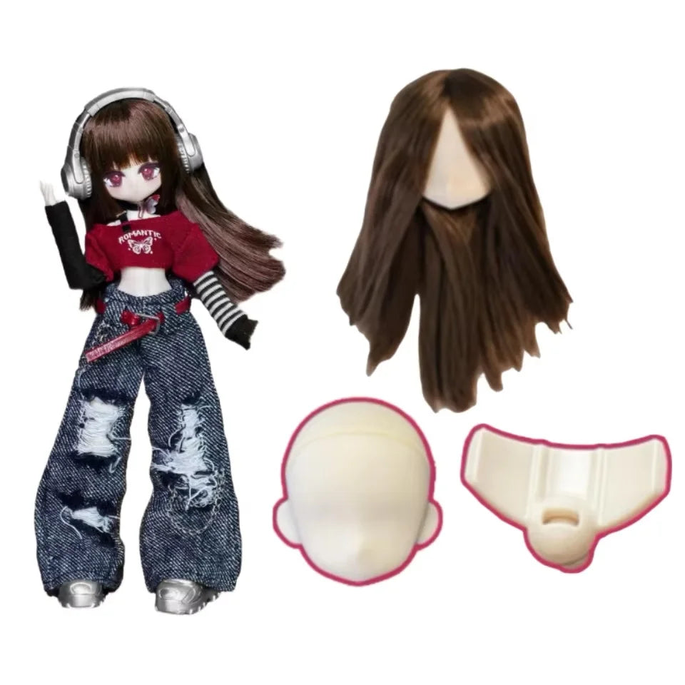 Authentic 1/8 Mjd Momotale Rabbit Tea Party Spring Lily Of The Valley Whispers Series Kawaii Style Diy Mjd Collectible Toys