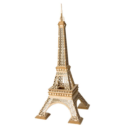 ROKR 3D Wooden Puzzle Game Big Ben Tower Bridge Pagoda Building Model Toys For Children Kids Birthday Gift