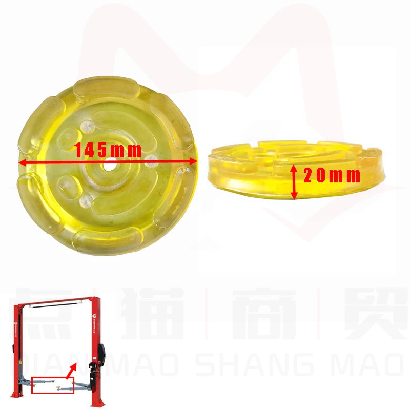 4Pcs/lot OMCN General Large Round 145mm Rubber Arm Pad Lifting Pad Suitable for Automatic Lifting Truck Automatic Truck Crane