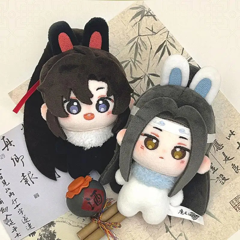 Mo Dao Zu Shi Rabbit Velvet Series Plush Toys Cartoon Wei Wuxian Lan Wangji Stuffed Dolls Pendants Ornaments Girls Birthday Gift