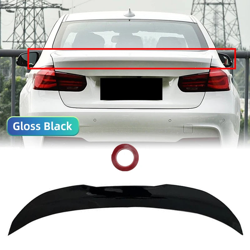 Racing Rear Deflector Airfoil Spoiler Wing Tail Modification For 2013-2018 BMW 3 F30 F31 335i 328i 330i 340i 320d 330d