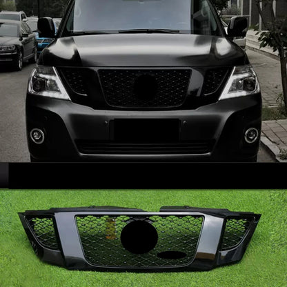 Grill Mask Grid Radiator Grille assembly For Nissan patrol Y62 modified Auto Accessories