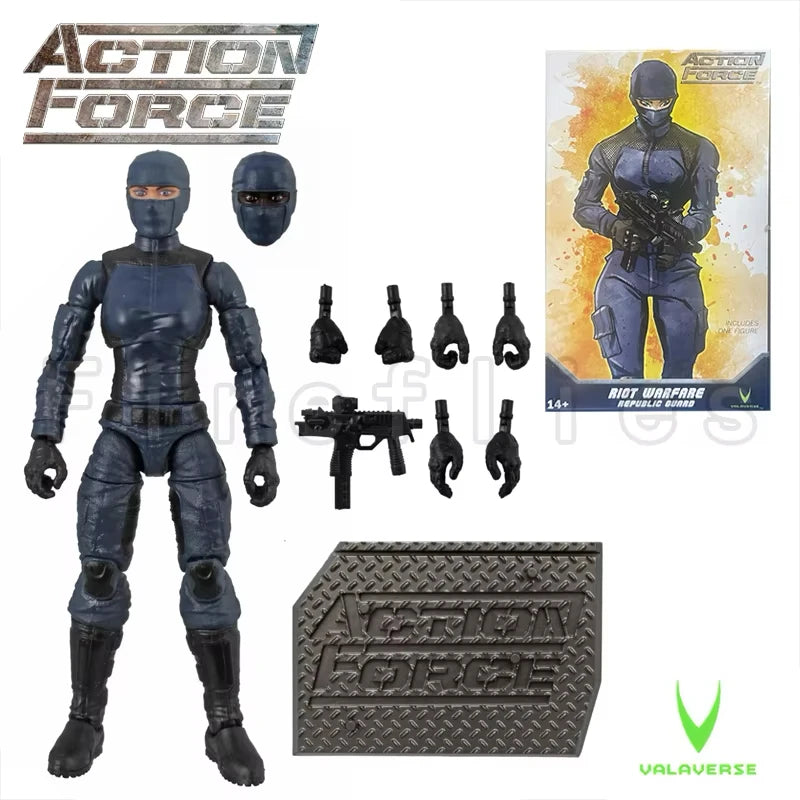 1/12 6inches Valaverse Action Force Action Figure Wave 3.1 Anime Model For Gift