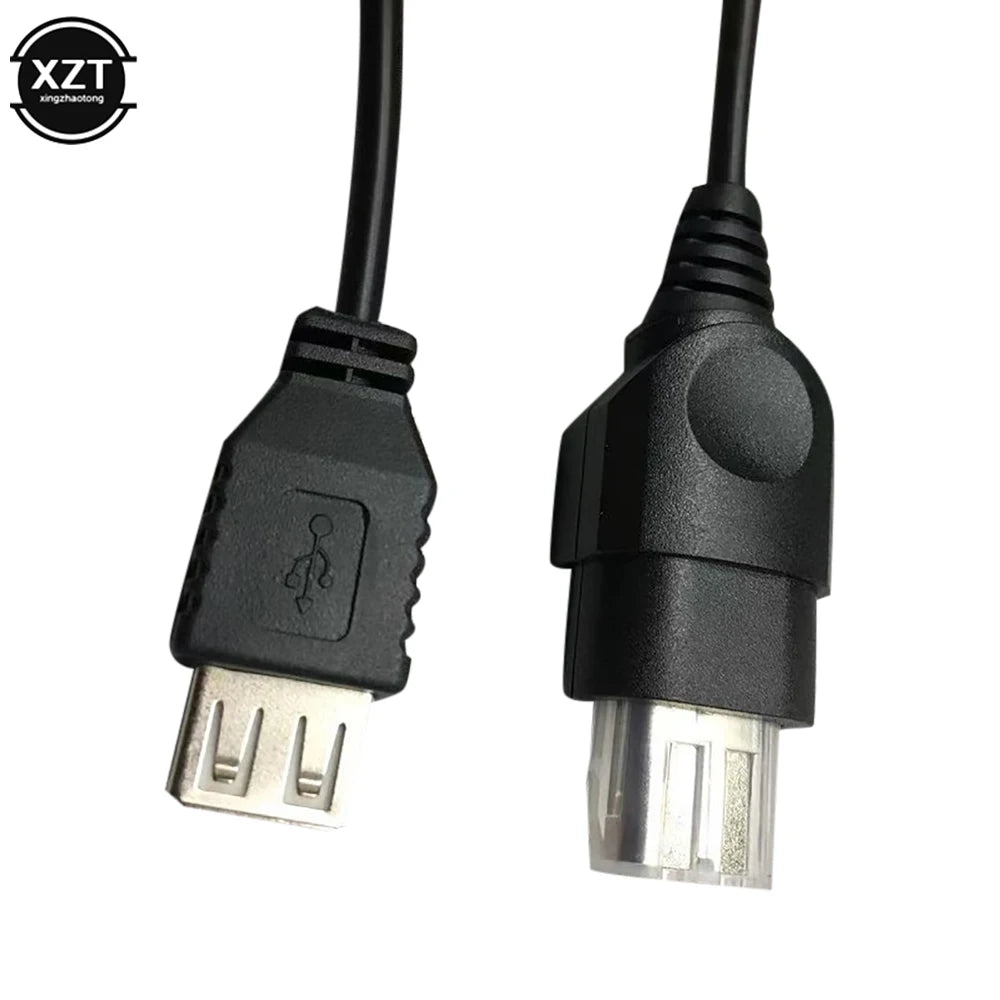 USB CABLE For XBOX Female USB To Xbox Game Controller Adapter Convertion Cable Generation AV Audio Video Composite Wire