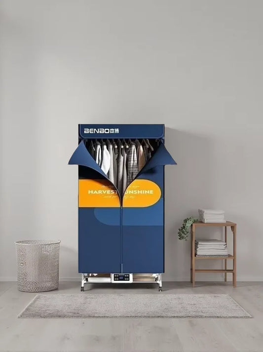 BENBO 220V German Foldable Clothes Dryer Energy Efficient Fast Drying Household Wardrobe Dryer LYH