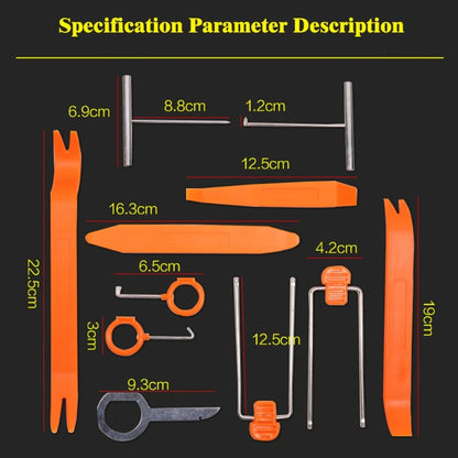 Plastic Pry Bar Car Audio Disassembly Tool Door Panel Disassembly Interior Clip Rocker Crowbar Hand Tool Pry Panel