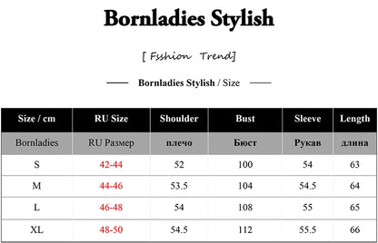 Bornladies 2025 Summer Long Sleeve Striped T-Shirts Women Basic Casual Tops Female Cozy Loose Cotton Tees Harajuku T Shirt New