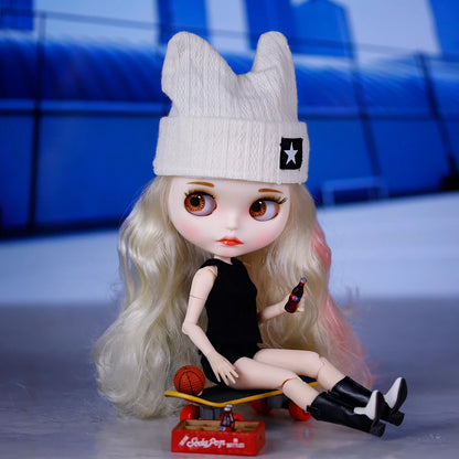 ICY DBS Blyth Doll BJD Jointed Body White Skin Matte Face Cute Set 1/6 30cm Girl Gift Anime SD