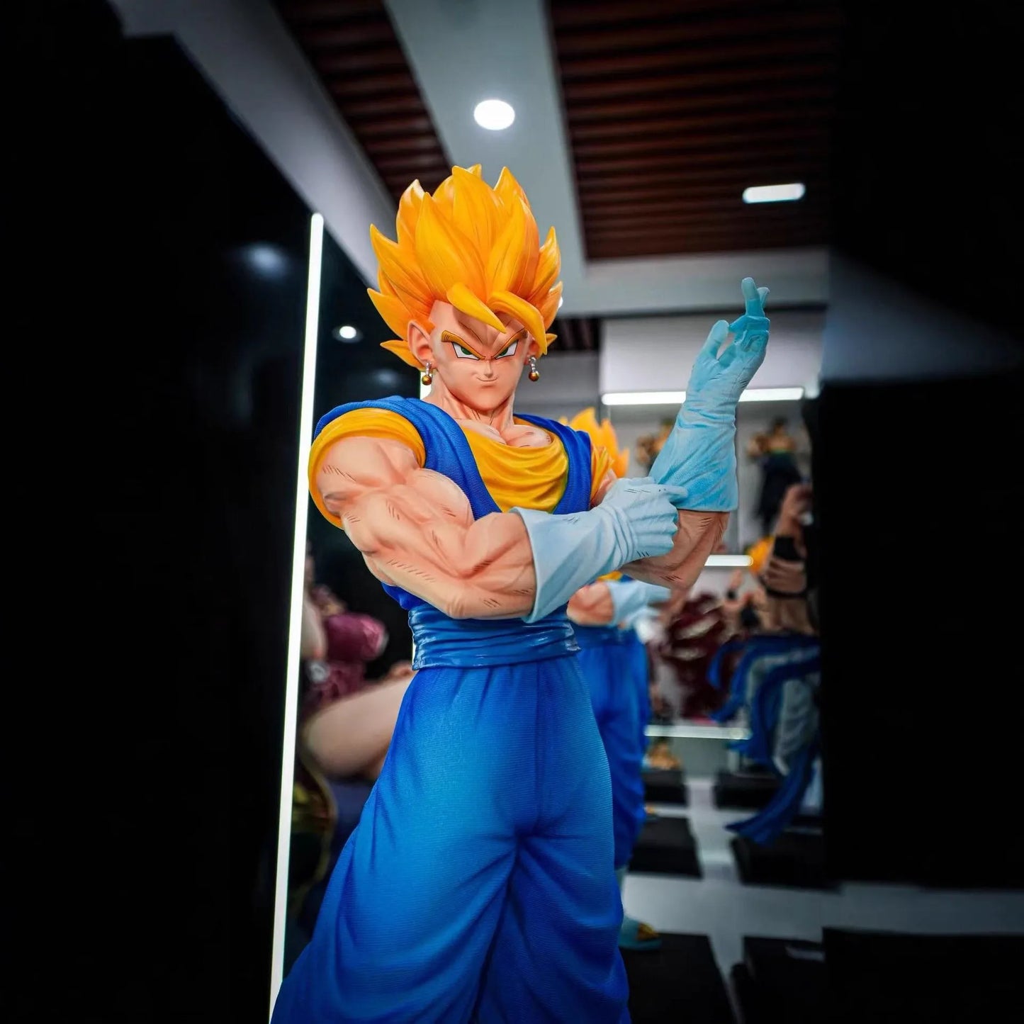 JT Studio Statue Brother Dragon Ball Super Large Double King Wujitabegit 50CM Saiyan Fist Anime Model Handmade Ornament