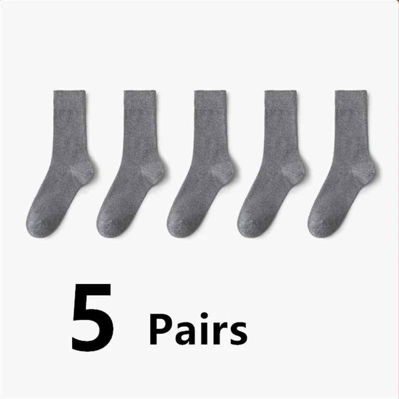 5/10 Pair male Non Binding Diabetes Socks Comfortable Breathable Socks Suitable For Elderly Man For Fat Feet Men Plus Size 39-48