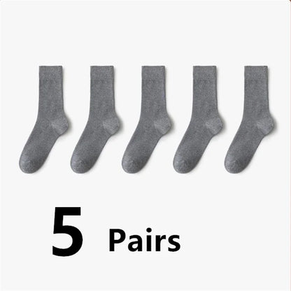 5/10 Pair male Non Binding Diabetes Socks Comfortable Breathable Socks Suitable For Elderly Man For Fat Feet Men Plus Size 39-48