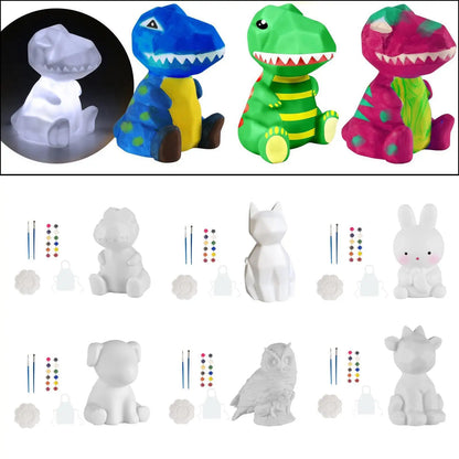 Animal Painting Kit Painting Animal Models Classroom Activities Art Set Unpainted for Girls Boys 3, 4,5,6,7,8, 9 Years Old