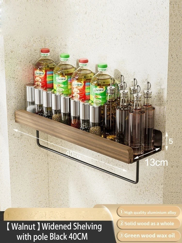 Wall-Mounted Kitchen Spice Storage Rack Multi-Functional Countertop Seasoning Storage Rack Household Multi-Layer Corner Rack