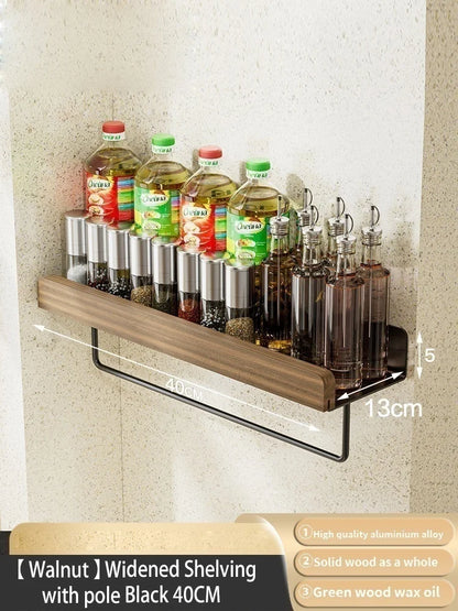 Wall-Mounted Kitchen Spice Storage Rack Multi-Functional Countertop Seasoning Storage Rack Household Multi-Layer Corner Rack