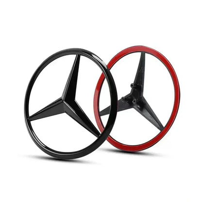 AAA 3d ABS Black Rear Trunk Star Logo For Mercedes Benz W203 W204 W205 W212 W213 W176 W177 W222 W223 W117 W246 X156 X253
