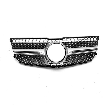 2013 To 2015 for Mercedes-Benz GLK Class X204 GLK260 GLK300 GLK350 Front Bumper Grille Racing Grill Hood Mesh Diamond Style Grid
