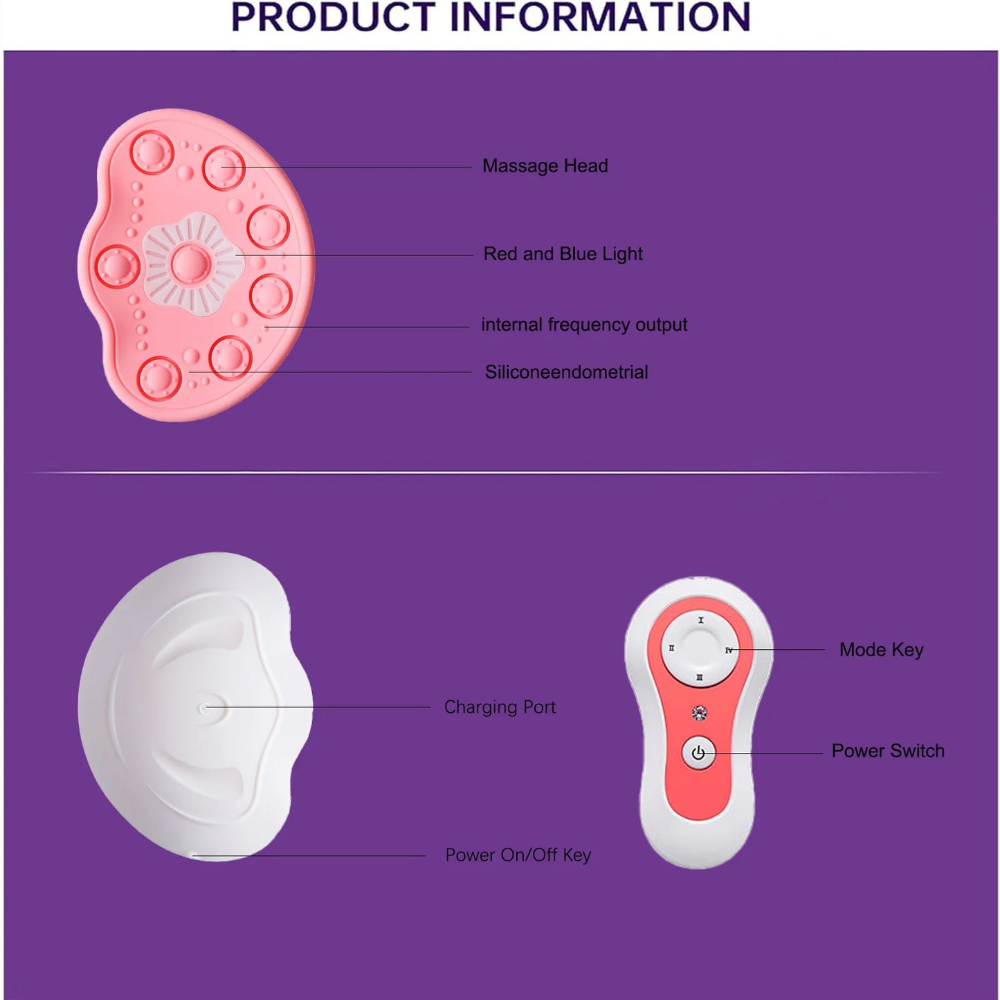 Chest Massage Instrument Dredging Breast Nodules Ems Low Frequency Pulse Breast Augmentation Instrument