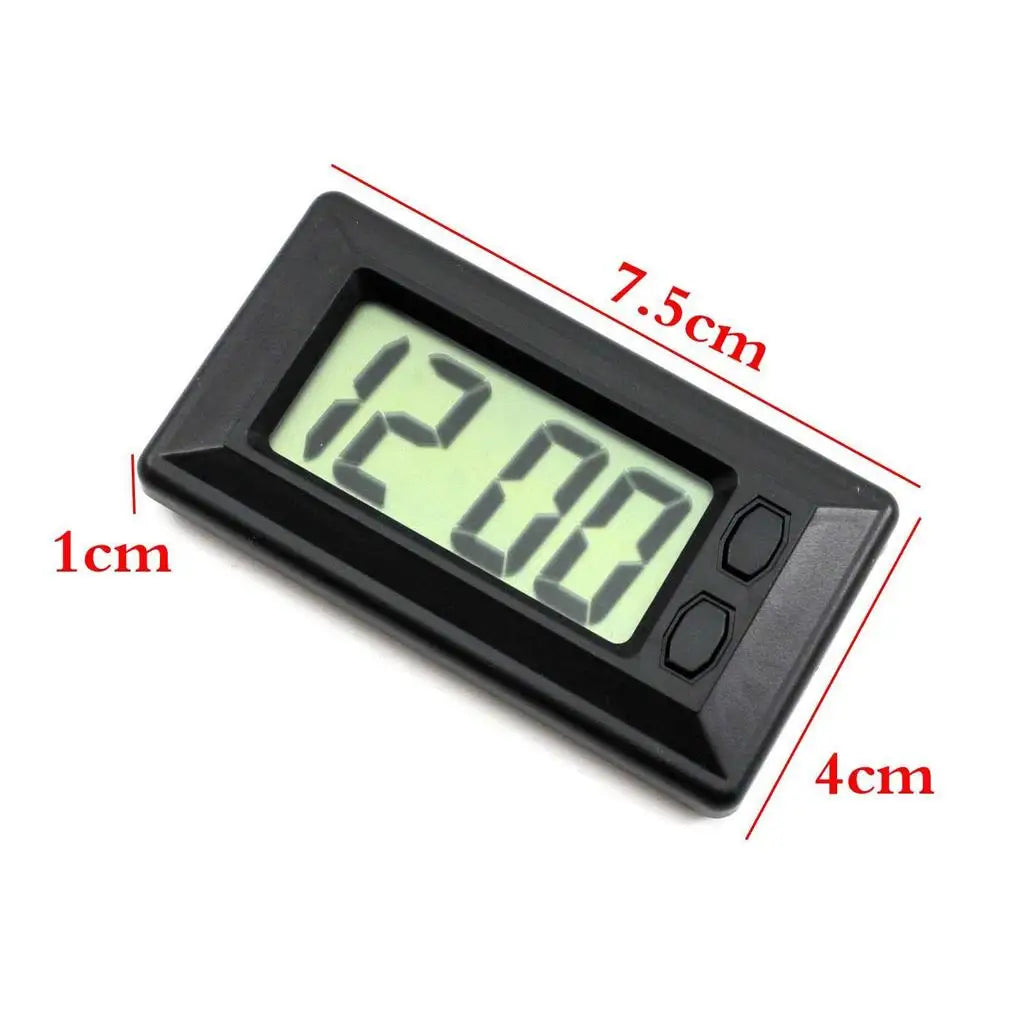Car LCD Clock Digital Dashboard Time Display Electronic Panel Gauge Interior Accessories for Car Dashboard Modification