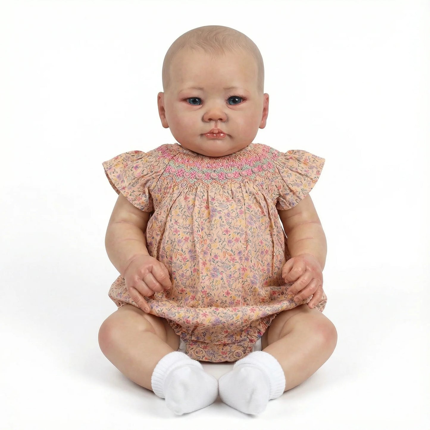NPK 19inch Lali Newborn Baby Reborn Doll - Soft Touch Lifelike Cuddly 3D Skin Multiple Layers Painting Soft Body