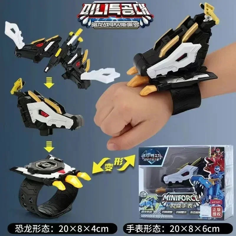 Miniforce X Watch Toy Super Dinosaur Power Mecha Deformation Robot Favorite Toy Gift Of Children Mini Secret Servic Movable Deco