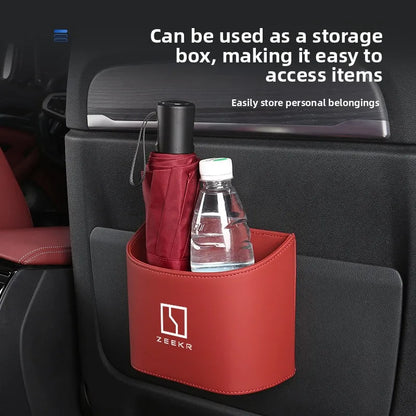 Suitable for ZEEKR 007gt 7X Zeekr 001 009 mix zeekr 9x car garbage bin storage box, car door water cup holder