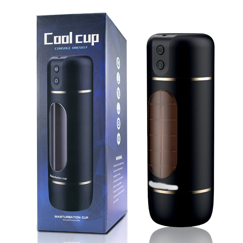 Automatic Male Masturbator Cup 10 Thrusting Rotating Modes Pocket Pussy Penis Blowjob Machine Sex Toy For Men Adult Supplies