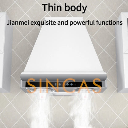 Ultrathin Range Hood For Kitchen Top Suction Dual Motor Strong Suction Force Kitchen Ventilator Energy Conservation Wide 710mm