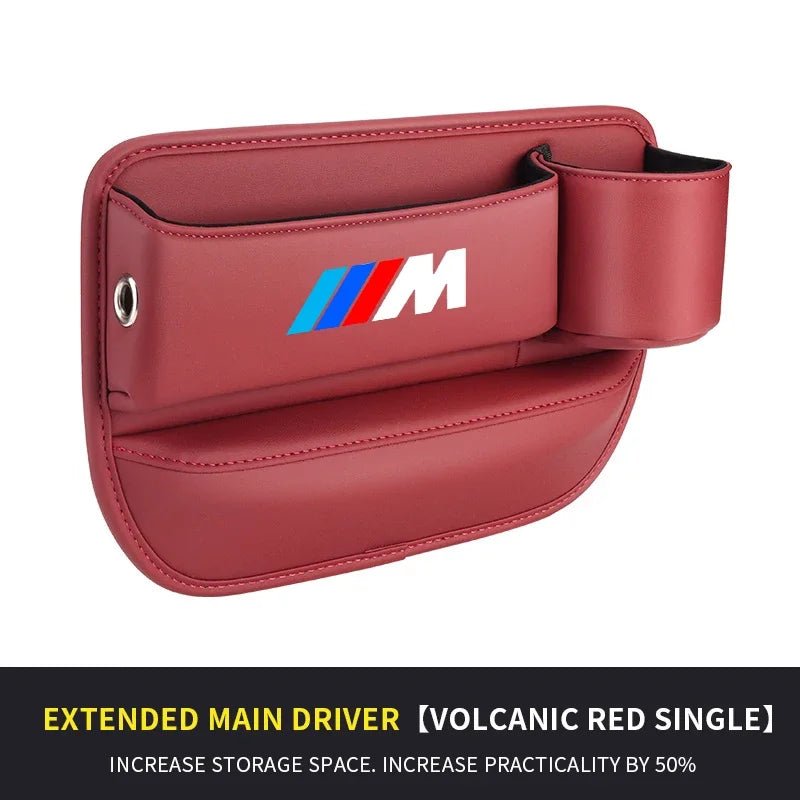 Car Seat Gap Multifunction Crevice Storage Box Seat Gap Cup Holder For BMW M3 M4 M5 E39 E46 E60 E90 F10 F20 F30 F01 X1 X3 X5 X7