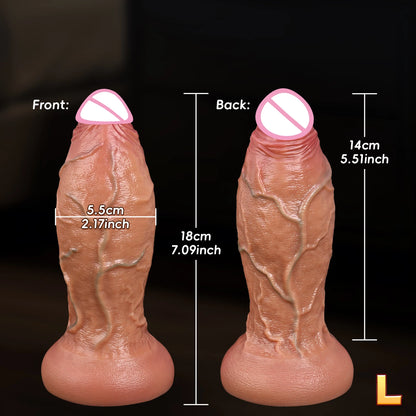 oversized mega realistic dildo big ass vaginal dilation masturbation wand thick penis male and female sex toys for super gamers