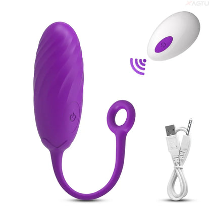 Women Vibrating Egg Vagina Vibrator Remote Control Wearable Panties Vibrator Female Masturbation Interaction Sex Toy for Couples