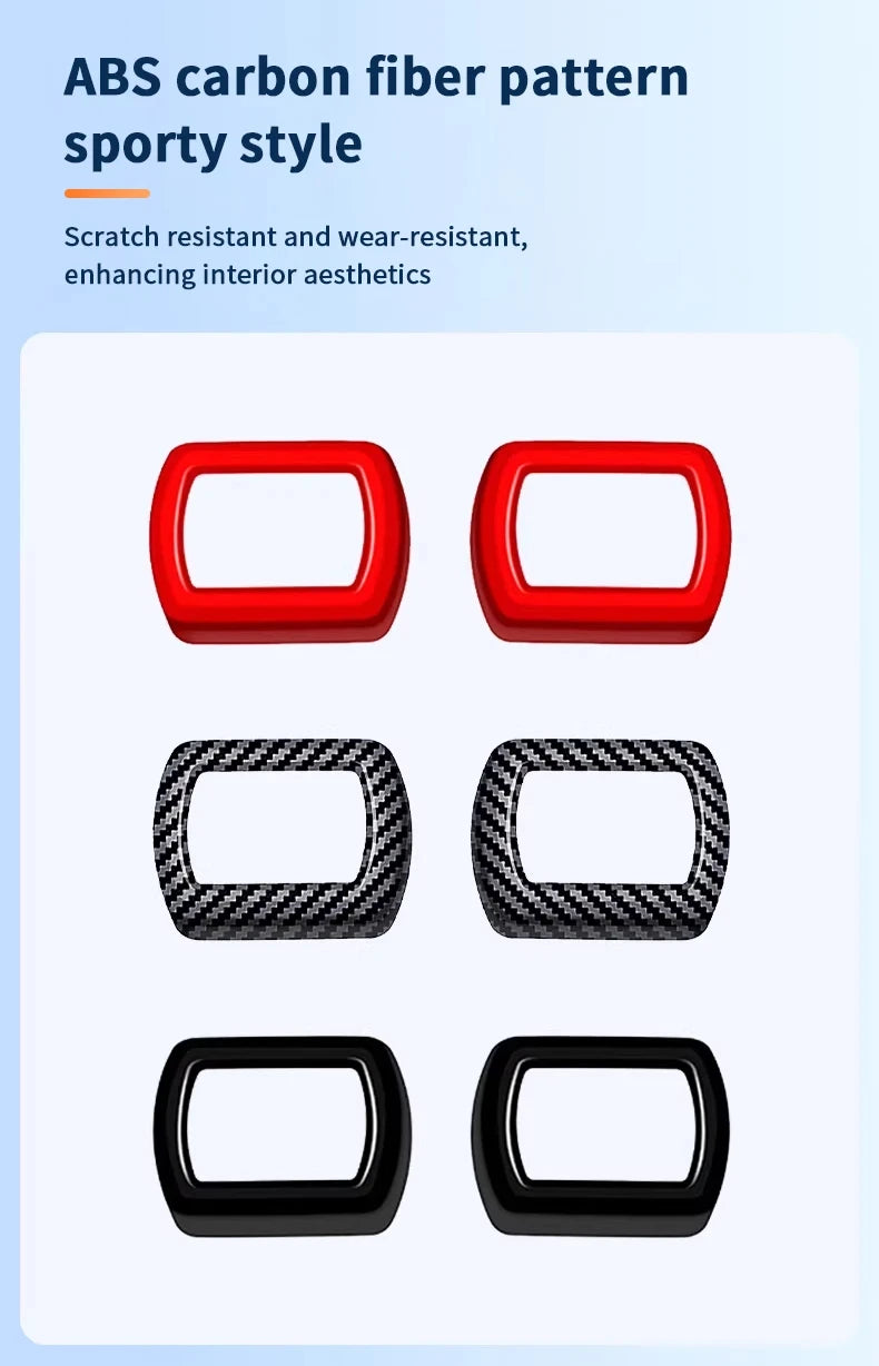 For Toyota RAV4 XA60 2026 ABS Red Gear Shift Cover Trim Central Control Strip Air Outlet Trim Interior Decoration Accessories