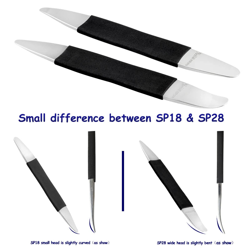 Hamei Professional Polished & Thickened Auto Trim Tool Set Heavy Duty Pry Bar Kit