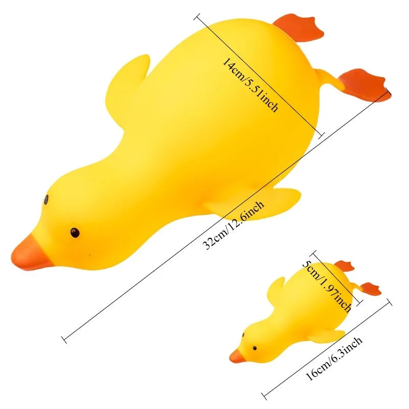 33CM Antistress Duck Fidgets Toys Squishy Goose Animals Vent Toys for Adults Decompression Stretch Toys Friends Best Gift