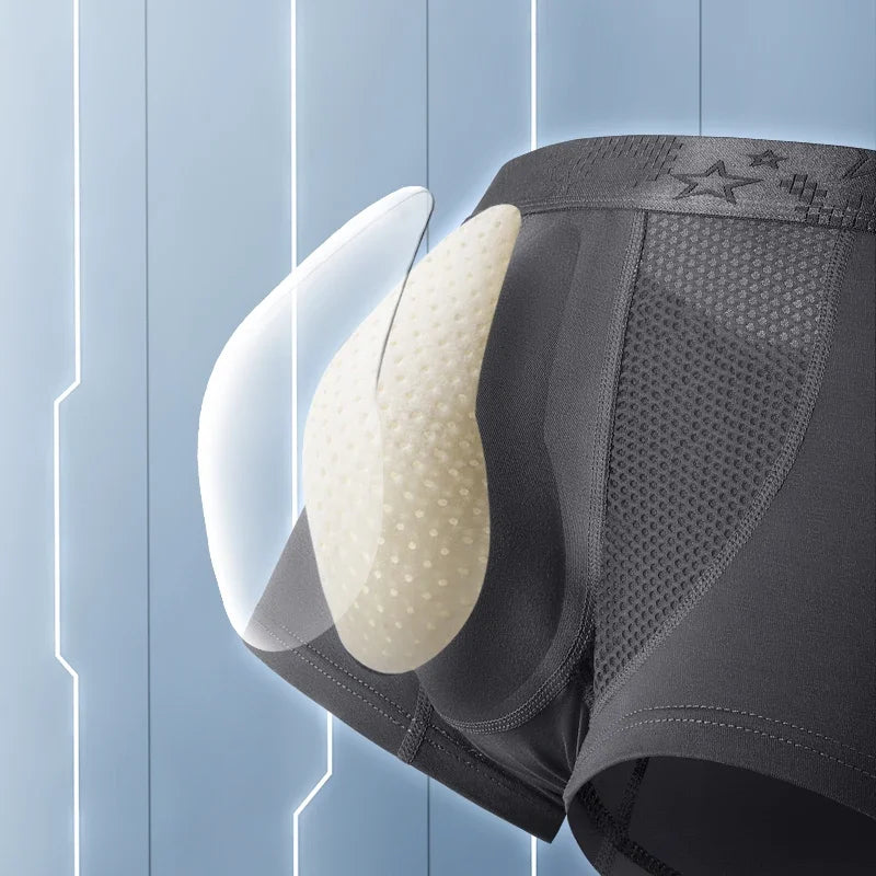 3pc Fitness essential boxers, high-stretch and breathable fabric, full support for sweating, and stretching movements