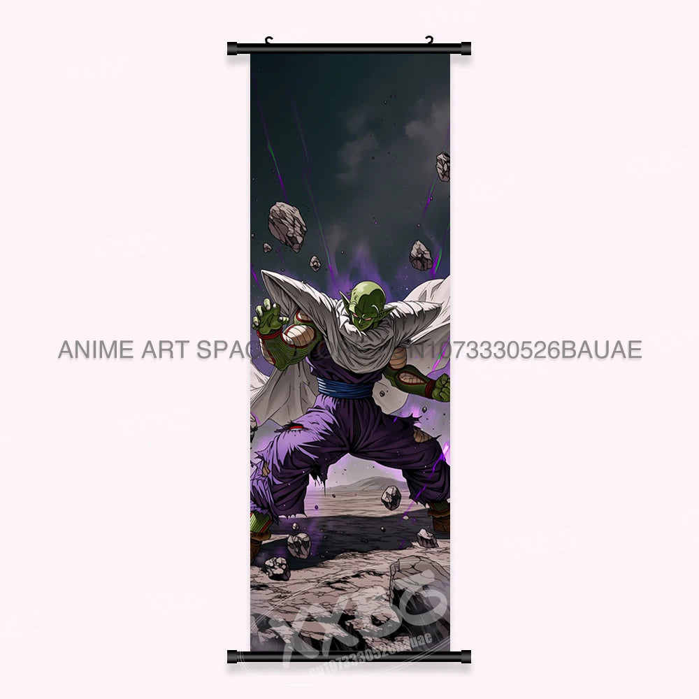 Dragon Ball Anime Wall Artwork Canvas Mural Scrolls Pictures Anime Character Son Goku Hanging Painting Poster Home Decoration