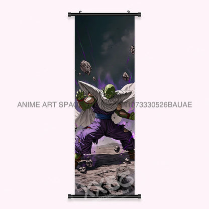 Dragon Ball Anime Wall Artwork Canvas Mural Scrolls Pictures Anime Character Son Goku Hanging Painting Poster Home Decoration